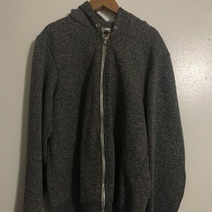 American Apparel Grey Hoodie Small *missing String
